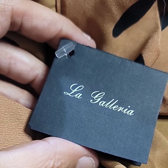 La GALLERIA Leopard Print Sleeveless Halter Top size L - Picture 5 of 7